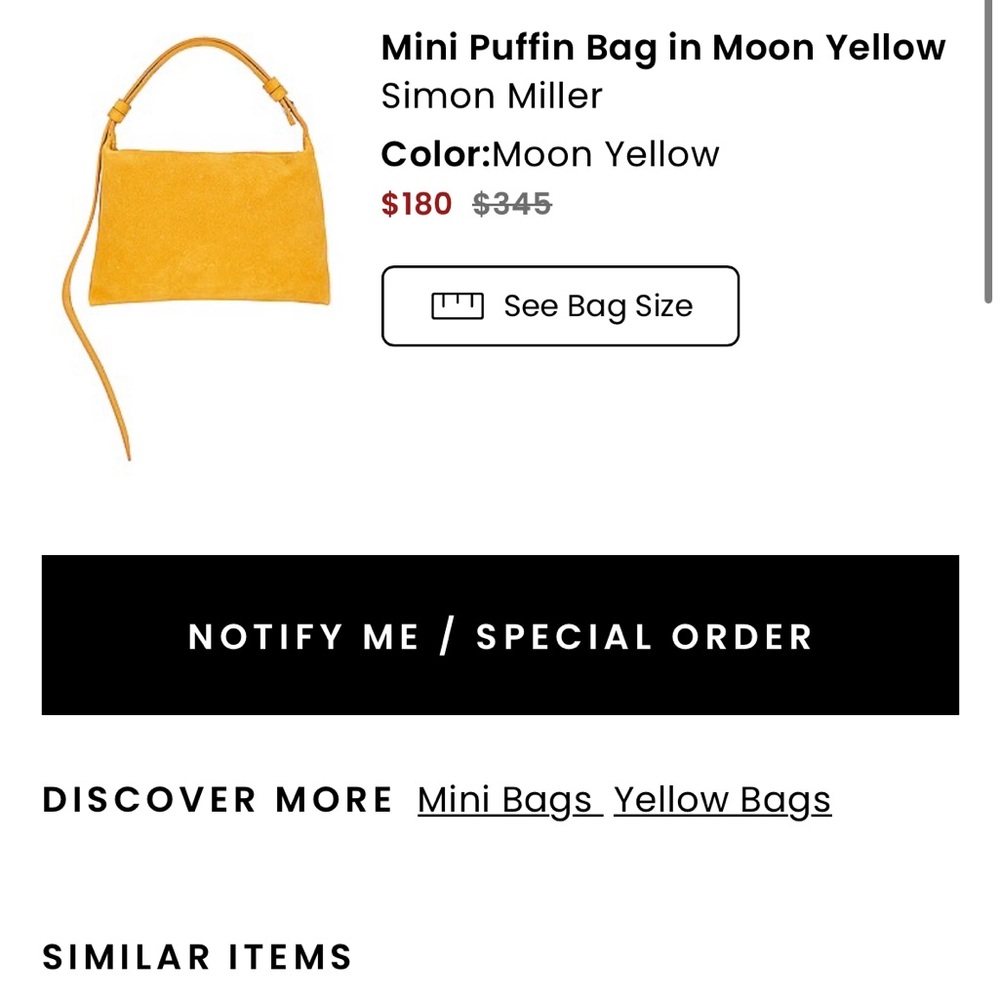 Simon Miller Mini Puffin Bag - Picture 8 of 9
